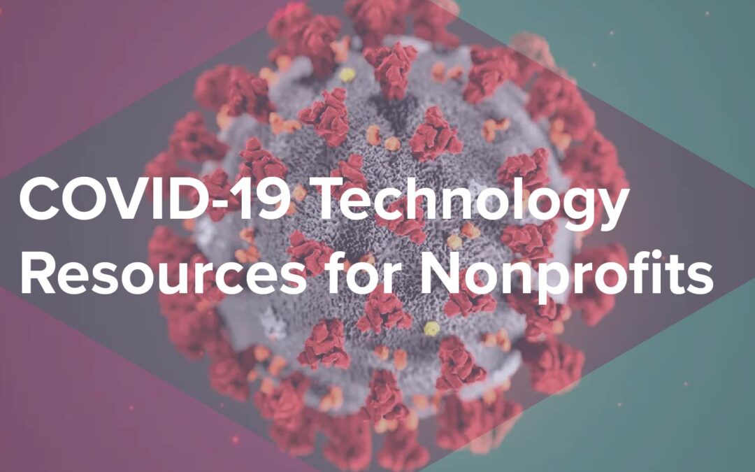 COVID-19 Technology Resources for Nonprofits