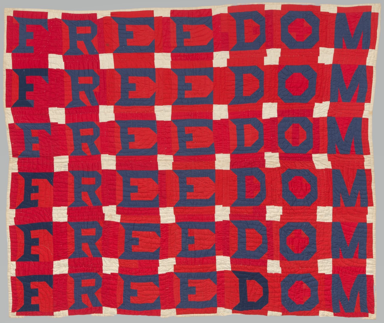 "Freedom Quilt" created by Telfair, Jessie Bell Williams in 1975 (Source: Smithsonian National Museum of African American History & Culture)