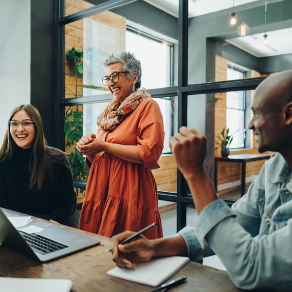 People in a meeting