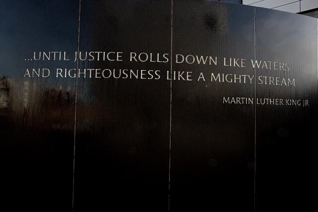 MLK Jr. Quote: "...Until justice rolls down like waters and righteousness like a mighty stream."