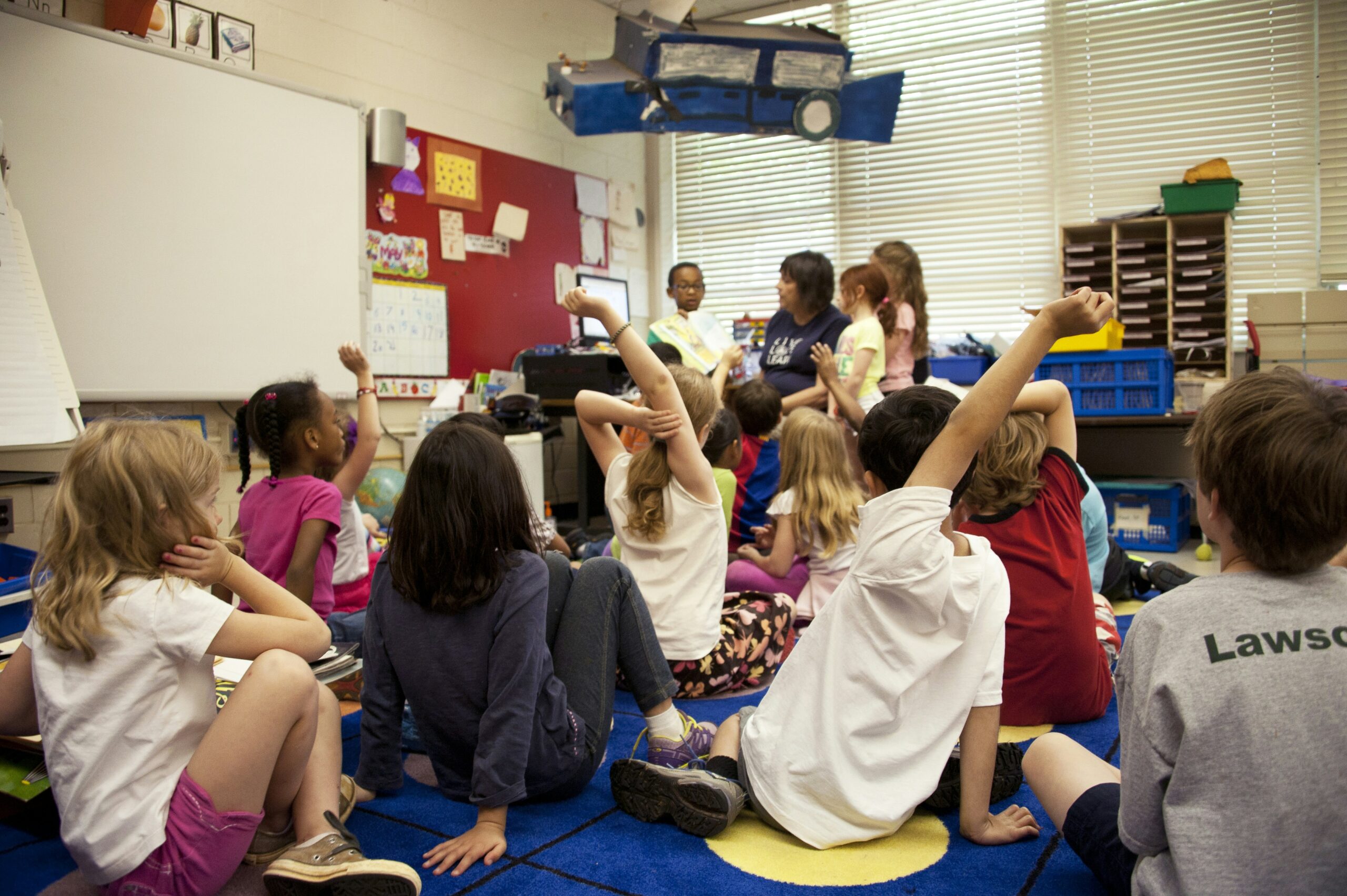 young children participating in classroom activities